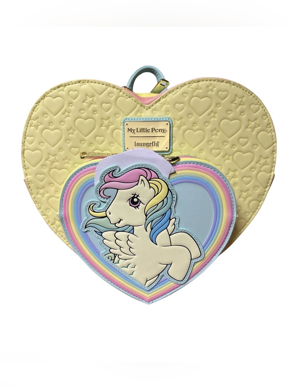 Loungefly my little pony sky dancer heart shaped mini backpack NWT